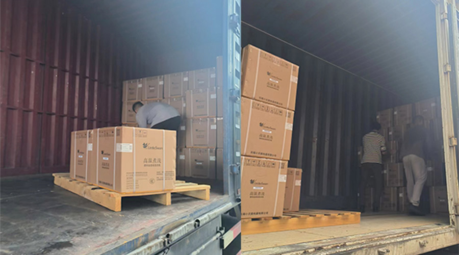 拼速度、高效率地完成國內某知名品牌迷你洗衣機發(fā)貨