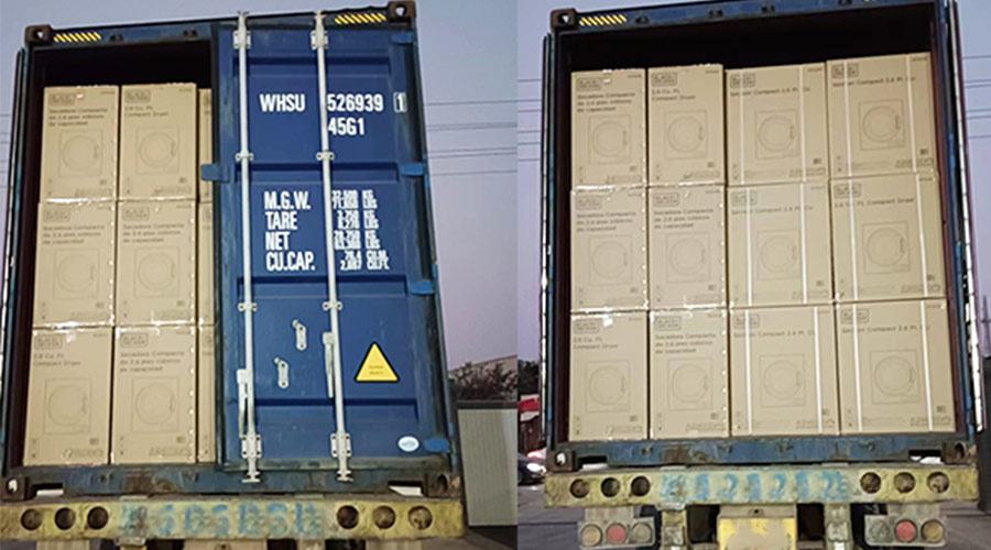 不分晝夜！完成客戶(hù)滾筒衣服烘干機發(fā)貨是職責所在