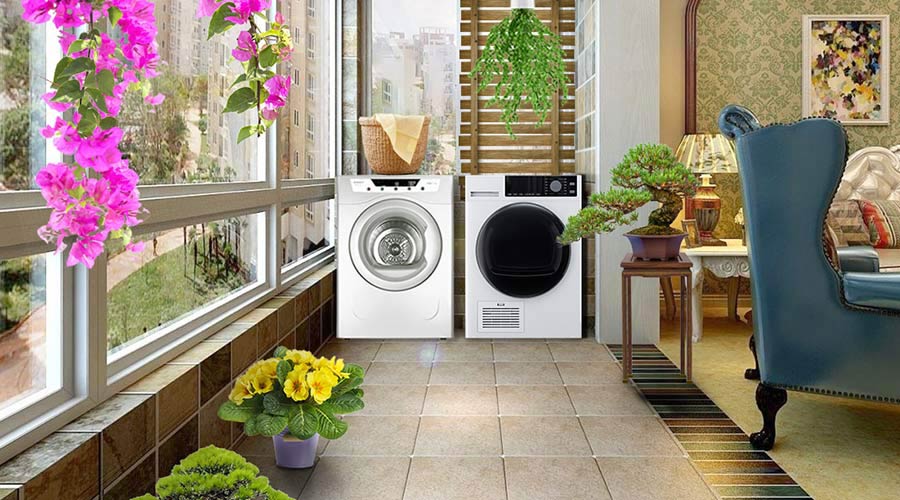 家居陽(yáng)臺晾曬衣物不干怎么辦，衣物烘干機來(lái)解決！