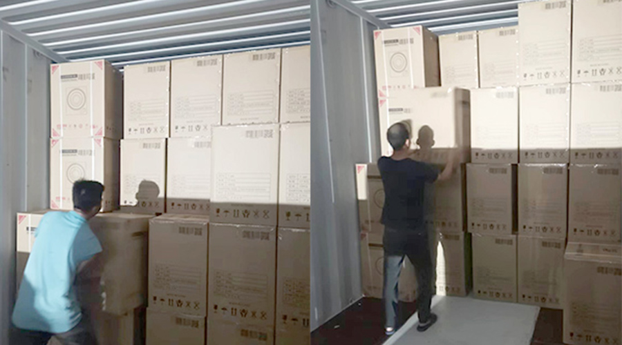 裝柜日常！日本客戶(hù)Sentern滾筒干衣機順利出貨