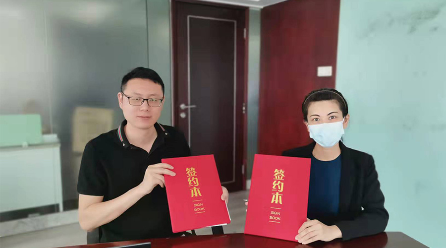 祝賀！金環(huán)電器與寧波某品牌電商客戶(hù)再次合作，簽約成功！