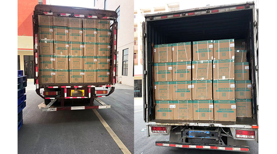 實(shí)況圖！金環(huán)電器完成國內某知名品牌迷你洗衣機裝柜發(fā)貨