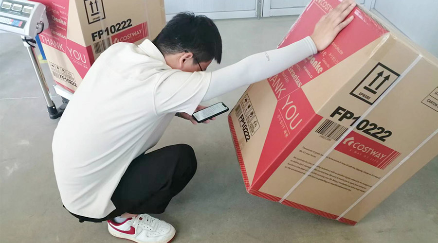 實(shí)況直擊！客戶(hù)北美COSTWAY開(kāi)展衣物烘干機驗貨