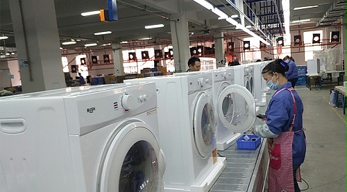 年底繁忙！金環(huán)電器全力保障英國Argos客戶(hù)滾筒干衣機生產(chǎn)